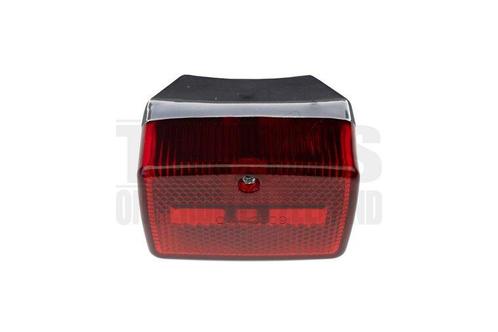 Achterlicht klein model ULO chroom  / rood 6v / 12v, Fietsen en Brommers, Brommeronderdelen | Algemeen, Nieuw, Ophalen of Verzenden