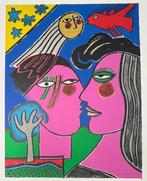 Corneille (1922-2010) - Sous le ciel étoilé, Antiek en Kunst