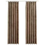 Verduisterende Gordijnen Beige | Goedkoop | Retourdeal, 100 tot 150 cm, Beige, Nieuw, Ophalen of Verzenden