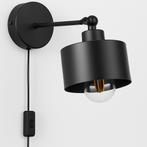 Moderne Wandlamp | Verstelbaar | LED 1 x E27 | Zwart, Huis en Inrichting, Lampen | Wandlampen, Ophalen of Verzenden, Nieuw, Metaal