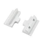 Montagebeugel zonnepaneel spoiler recht 2stuks (wit/zwart) -, Ophalen of Verzenden, Nieuw