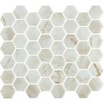 Mozaïek Valencia 27.8x32.5 cm Recycled Glas Bianco Marble, Ophalen of Verzenden, Nieuw