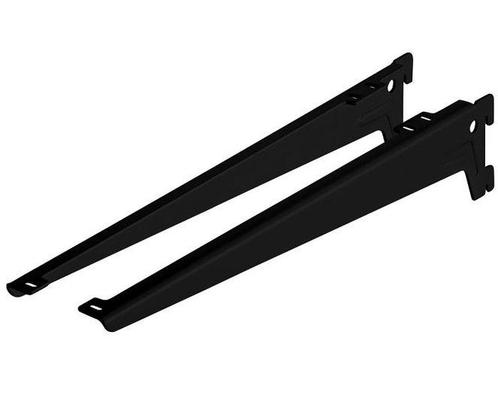 Hoeksteun 380 mm zwart gelakt, Doe-het-zelf en Verbouw, Hang- en Sluitwerk, Nieuw, Ophalen of Verzenden