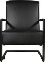 Leren fauteuils met sledepoot - Echt leer, Industrieel, Com, Nieuw, Ophalen of Verzenden, Industrieel, 50 tot 75 cm