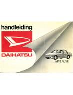 1989 DAIHATSU APPLAUSE INSTRUCTIEBOEKJE NEDERLANDS, Auto diversen