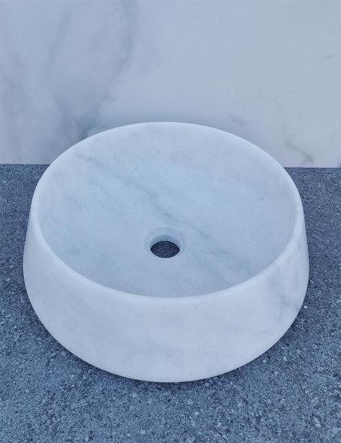 Sani Royal Waskom Marmer Imperial White, Doe-het-zelf en Verbouw, Sanitair