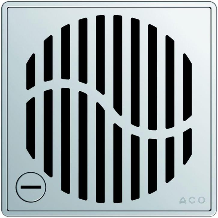 ACO Showerdrain Easyflow designrooster vierkant Wave vergr, Doe-het-zelf en Verbouw, Buizen en Afvoer, Ophalen of Verzenden