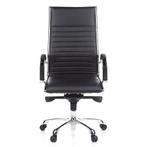 Directiestoel | Met Armleuning | Leder | Zwart | Ergonomisch, Huis en Inrichting, Bureaus, Verzenden, Nieuw