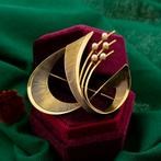 Gouden broche met parels | Vintage (gouden sieraden), Sieraden, Tassen en Uiterlijk, Broches, Gebruikt, Overige kleuren, Ophalen of Verzenden