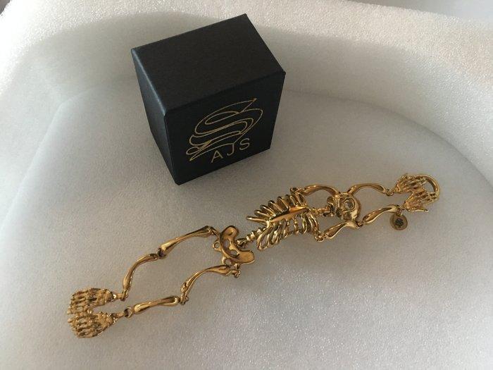 AJS - Memento Mori Skeleton Skull hypoallergeen chirurgisch, Antiek en Kunst, Antiek | Boeken en Bijbels