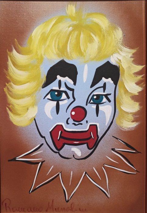 Romano Mussolini (1927-2006) - Pagliaccio, Antiek en Kunst, Kunst | Schilderijen | Klassiek