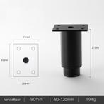 Meubelpoot Verstelbaar 8-12cm Bankpoten - Meubelpoten - Meub, Verzenden, Nieuw