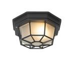 Landelijke plafondlamp donkergrijs 21,3 cm IP44 - Bri, Tuin en Terras, Buitenverlichting, Nieuw, 50 tot 250 watt