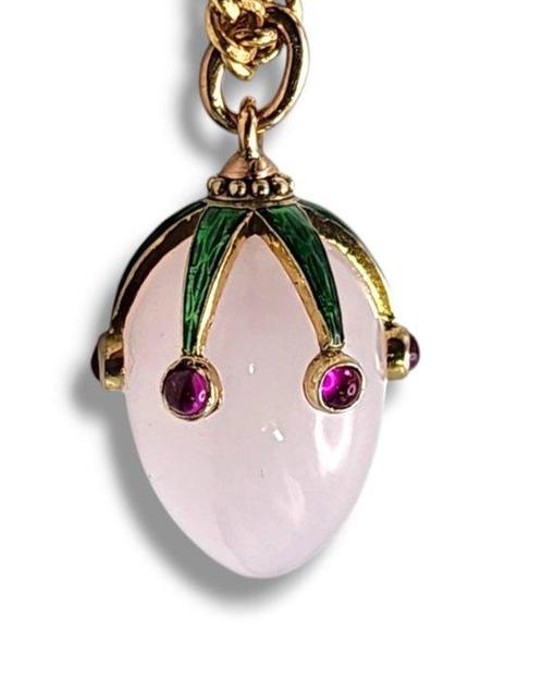 Hanger - 14 karaat Geel goud, Keizerlijk Russisch Juwelen, Sieraden, Tassen en Uiterlijk, Antieke sieraden