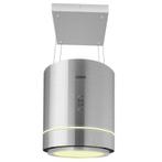 Eiland Afzuigkap | RVS | Lamp Design | KR41LDPR, Nieuw, Eilandschouwkap, Recirculatie, Vrijstaand