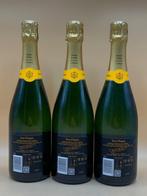 Veuve Clicquot - Champagne Brut - 3 Flessen (0.75 liter), Verzamelen, Wijnen, Nieuw