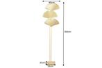 Design vloerlamp GINKGO 160cm goud metaal - 42690, Ophalen of Verzenden, Nieuw