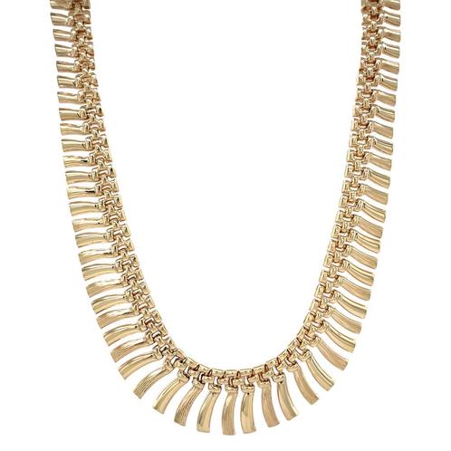 Gouden vintage fantasie collier 14 krt, Sieraden, Tassen en Uiterlijk, Kettingen, Nieuw, Ophalen of Verzenden