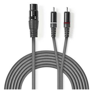 XLR naar Tulp kabel, Audio, Tv en Foto, Audiokabels en Televisiekabels, Nieuw, Verzenden
