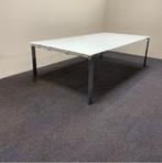 Tweedehands design vergadertafel 240x124 cm,  met glazen, Ophalen of Verzenden, Gebruikt, Bureau