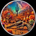 Mexico. 1 Onza 2024 Dia de los Muertos-Outlaw 1 Oz, (.999)