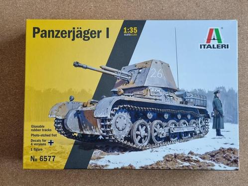 Italeri 6577 Panzerjäger I 1:35, Hobby en Vrije tijd, Modelbouw | Auto's en Voertuigen, Italeri, Verzenden