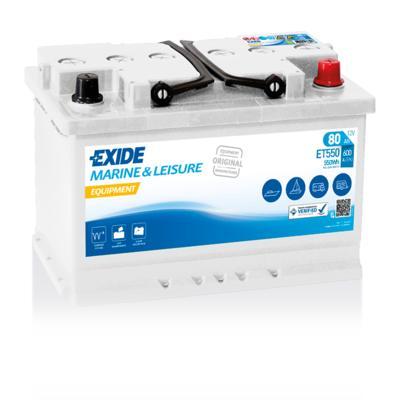 Exide Equipment accu | ET550 | 12V 80Ah, Auto-onderdelen, Accu's en Toebehoren, Ophalen of Verzenden