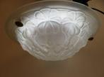 Lamp - Glas - Hanglamp met bloemdecor