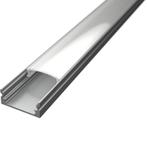 LED Strip Profiel - Velvalux Profi - Zilver Aluminium - 1, Ophalen of Verzenden, Nieuw