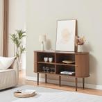 Sideboard Mapia dressoir 140x40x75 cm walnootkleurig [en.cas, Verzenden, Nieuw