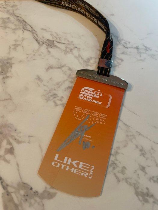 Alpine F1 Team - GP zandvoort - Pierre Gasly - Paddock pass, Verzamelen, Automerken, Motoren en Formule 1