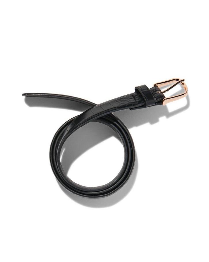 HEMA Dames riem met dierenprint 2.3cm zwart, Kleding | Dames, Overige Dameskleding, Nieuw, Verzenden