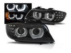 3D LED Angel Eyes Black koplamp BMW E90/E91, Verzenden, Gebruikt, BMW