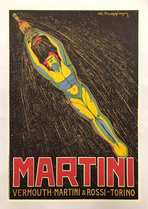 Giorgio Muggiani - VERMOUTH MARTINI & ROSSI - TORINO (linen, Antiek en Kunst, Kunst | Tekeningen en Foto's