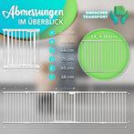 Veiligheidshek - Haardscherm - Hondenhek - 360 cm - Wit - KI, Tuin en Terras, Verzenden, Zo goed als nieuw