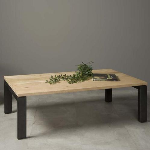 *WOONWINKEL* Tower Living Lido Eiken Salontafel Rechthoekig, Huis en Inrichting, Tafels | Salontafels, Nieuw, Verzenden