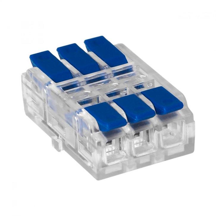 Orno lasklem - Drievoudig - 0,75-4mm² - Per stuk, Doe-het-zelf en Verbouw, Elektra en Kabels, Overige typen, Nieuw, Ophalen of Verzenden