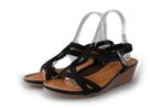 Ella Cruz Sandalen in maat 38 Zwart | 10% extra korting, Verzenden, Zwart, Sandalen of Muiltjes, Zo goed als nieuw