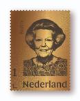 Gouden Postzegel Koningin Beatrix