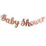 Letterslinger Baby Shower Rosé goud (3,6m), Kinderen en Baby's, Nieuw, Ophalen of Verzenden