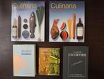 Auguste Escoffier en anderen - Lot with 5 cookery books -