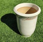 Handmade / Handpainted - Jardin Botanique - Bloempot - Grote, Antiek en Kunst, Curiosa en Brocante