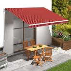 vidaXL Luifeldoek 450x300 cm canvas oranje en bruin, Verzenden, Nieuw