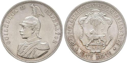 1 Rupie 1890 Deutsch Ostafrika:, Postzegels en Munten, Munten | Europa | Niet-Euromunten, Verzenden