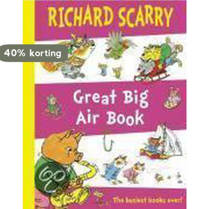 Great Big Air Book 9780007189441 Richard Scarry, Boeken, Taal | Engels, Gelezen, Verzenden