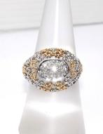 Ring - 14 karaat Geel goud, Witgoud - 0.35ct. tw. Diamant, Nieuw