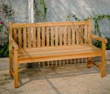 Teak Tuinbank | 150 breed | Drie Persoons Bank beschikbaar voor biedingen