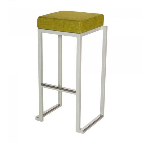 Barkruk Kubo Smart Bar | Staal/Linnen | Wit/Lime| 4 stuks, Zakelijke goederen, Horeca | Keukenapparatuur, Verzenden