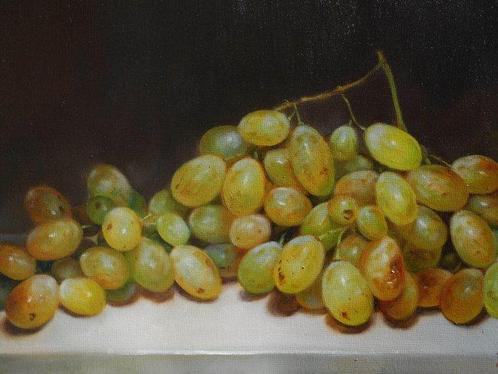 Giuseppe Cacciapuoti (1969) - Uva bianca, Antiek en Kunst, Kunst | Schilderijen | Klassiek