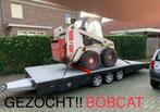 GEZOCHT!! BOBCAT SKIDSTER MINIGRAVER SHOVEL KNIKLADER